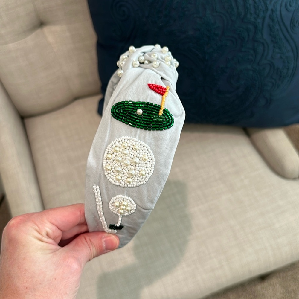 Golf themed headband